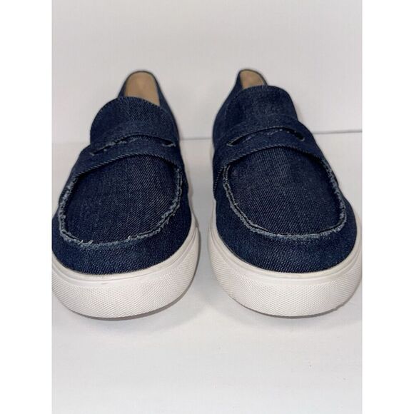 Denim Loafers Womens Blue Jean Sneaker Boat Shoe USA Nautical Slip On 40/9-9.5 - Picture 10 of 16